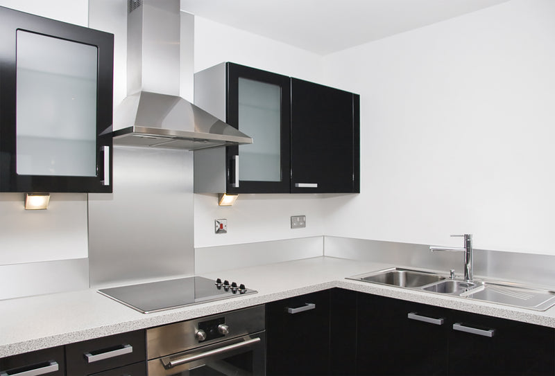 MacLean Küchenrückwand aus Edelstahl – 600 x 700 mm – Küchenrückwand