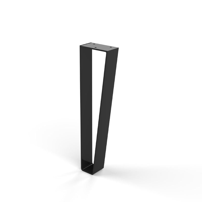 MacLean Design Table Leg Steel - 40cm - Black - Furniture leg 