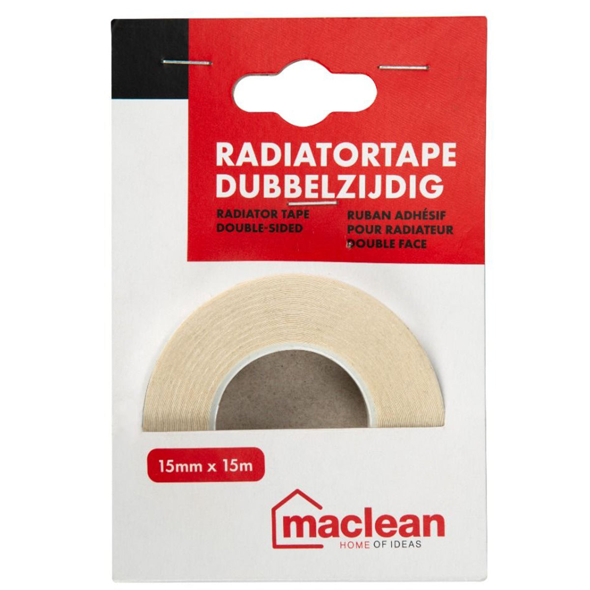 Maclean Radiatorfolie tape dubbelzijdig 15mm x15m