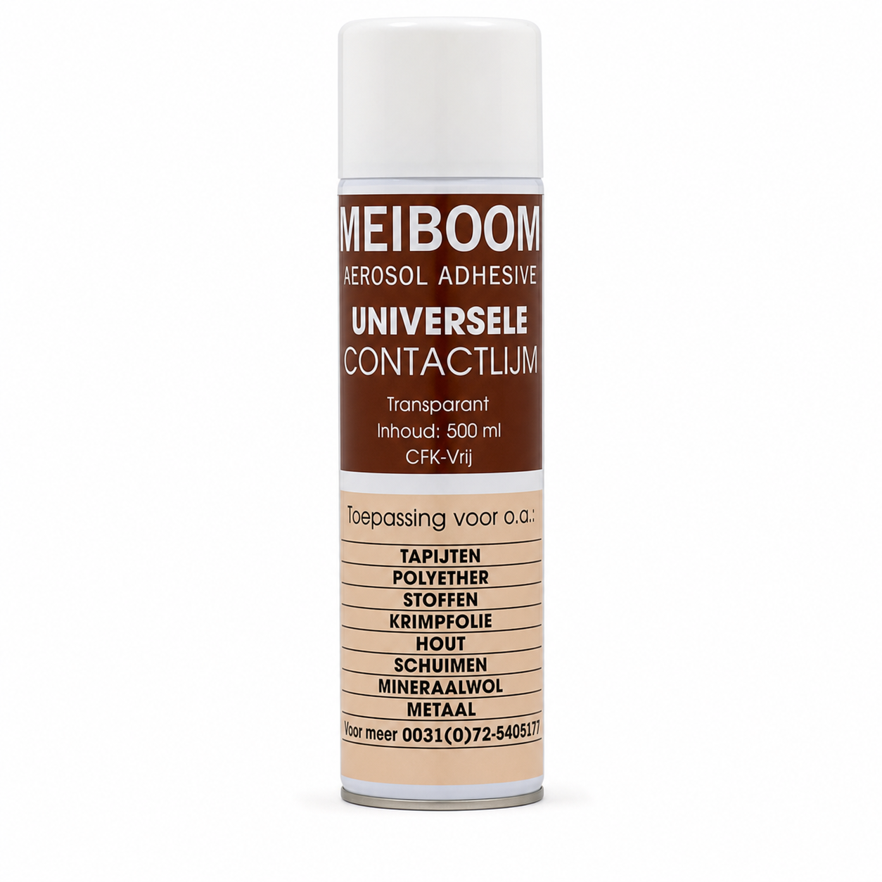 Meiboom Professionele Spraylijm - Spuitlijm - Universele Contactlijm - Spuit - Lijmspray - 500ML – productafbeelding