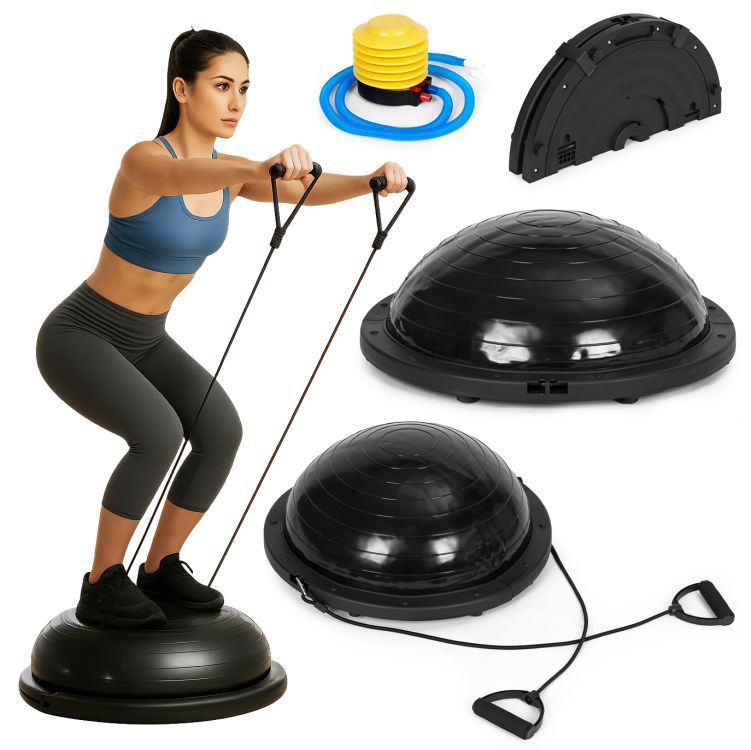 MovePro Balance Board - Balanstrainer met Weerstandsbanden & Pomp