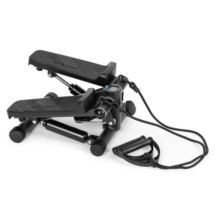 MovePro Stepper - Met Weerstandsbanden - Fitness Stepper - Met Display & Beschermmat