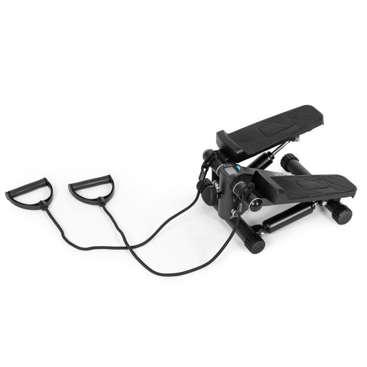 MovePro Stepper - Met Weerstandsbanden - Fitness Stepper - Met Display & Beschermmat