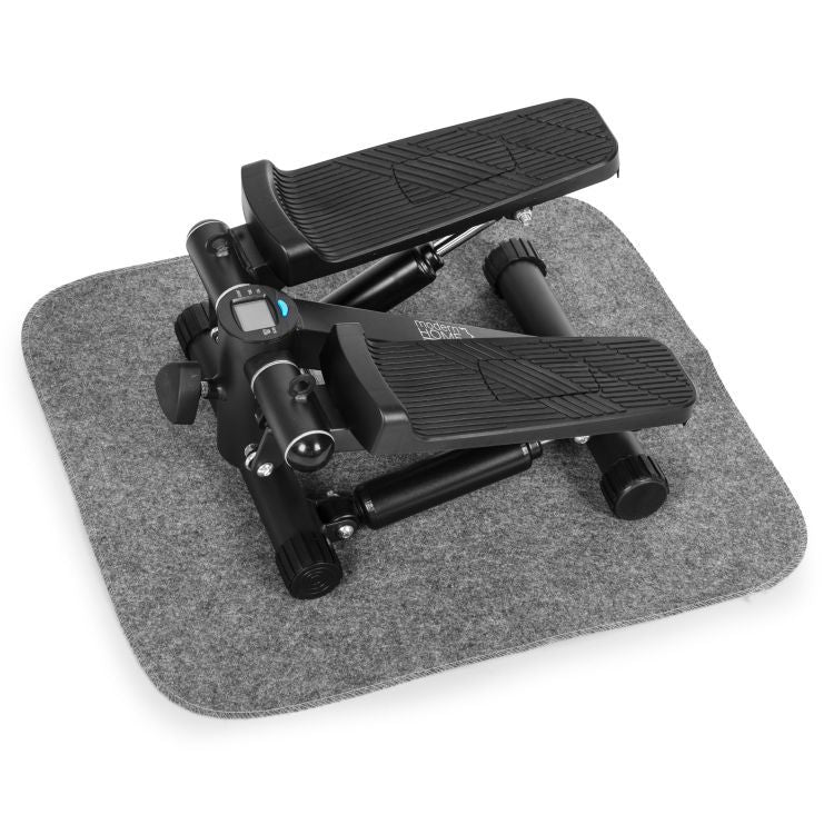 MovePro Stepper - Met Weerstandsbanden - Fitness Stepper - Met Display & Beschermmat