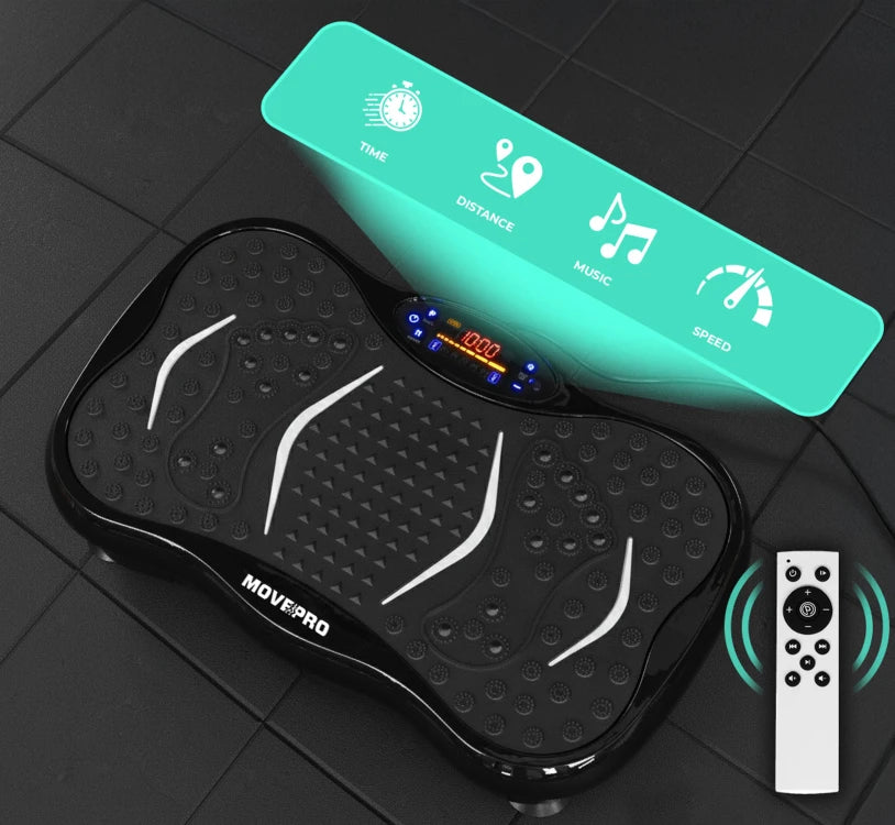MovePro Trilplatform - Met Weerstandsbanden & Afstandsbediening - Vibration Plate