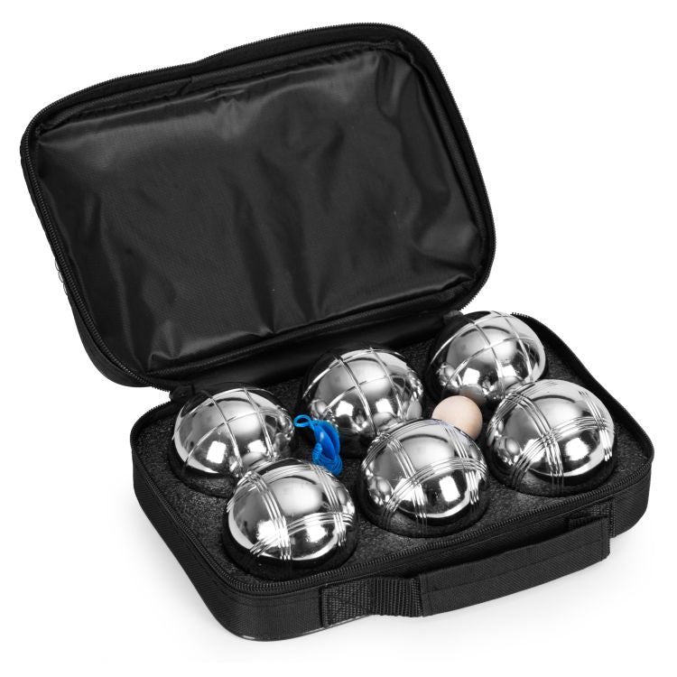 Multistore Jeu de Boules Set - 6 Metalen Boules - Met Draagtas & Accessoires