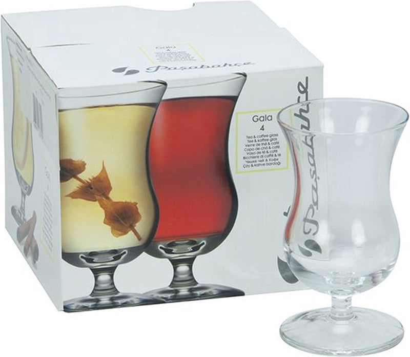 Pasabahce Gala Glasses - 4 Pieces - 120ml - Small Cocktail Glasses - Drinking Glasses