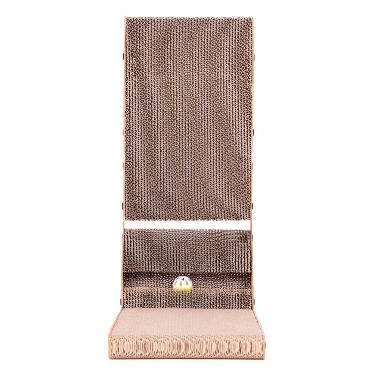 Petsi Kattenkrabber - Hoekmodel - Karton & MDF - Met Speelbal