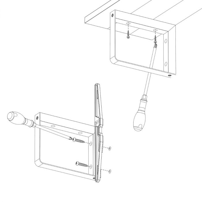 Maclean Regalhalterung Rechteck – 2 Stück – 152 x 202 mm – Holz/Metall – Schwarz – Regalhalterungen 