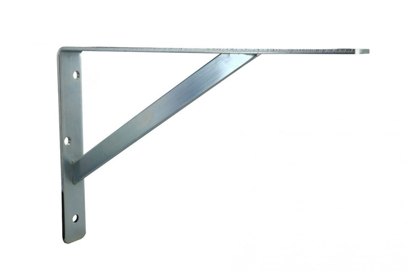 Maclean Regalträger Silber – 2 Stück – 270 x 395 mm – verzinkter Stahl – Regalträger