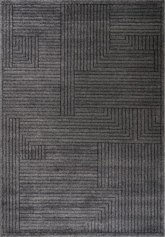 Pure Langer Teppich – 160 x 230 cm – Anthrazit – dick und weich – Teppiche – Teppich – Teppich – 0006A 