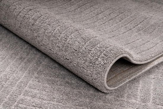 Pure Langer Teppich – 160 x 230 cm – Grau – Dick und weich – Teppiche – Teppich – Teppich – 0006A 