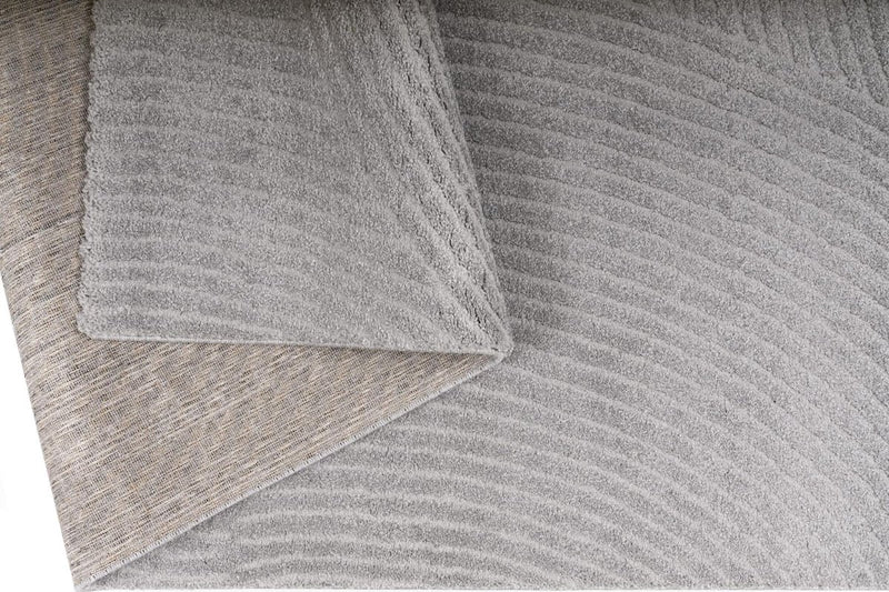 Pure Langer Teppich – 160 x 230 cm – Grau – Dick und weich – Teppiche – Teppich – Teppich – 0007A 