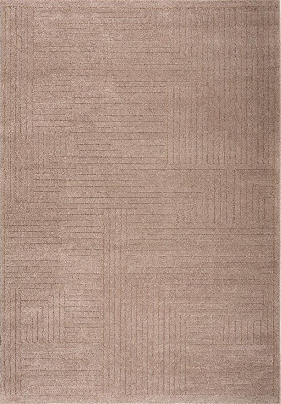 Pure Long Carpet - 160x230cm - Light Brown - Thick &amp; Soft - Rugs - Carpet - Rug - 0006A 