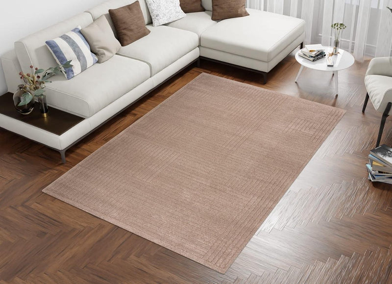 Pure Langer Teppich – 160 x 230 cm – Hellbraun – Dick und weich – Teppiche – Teppich – Teppich – 0006A 