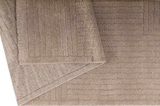 Pure Long Carpet - 160x230cm - Light Brown - Thick &amp; Soft - Rugs - Carpet - Rug - 0006A 