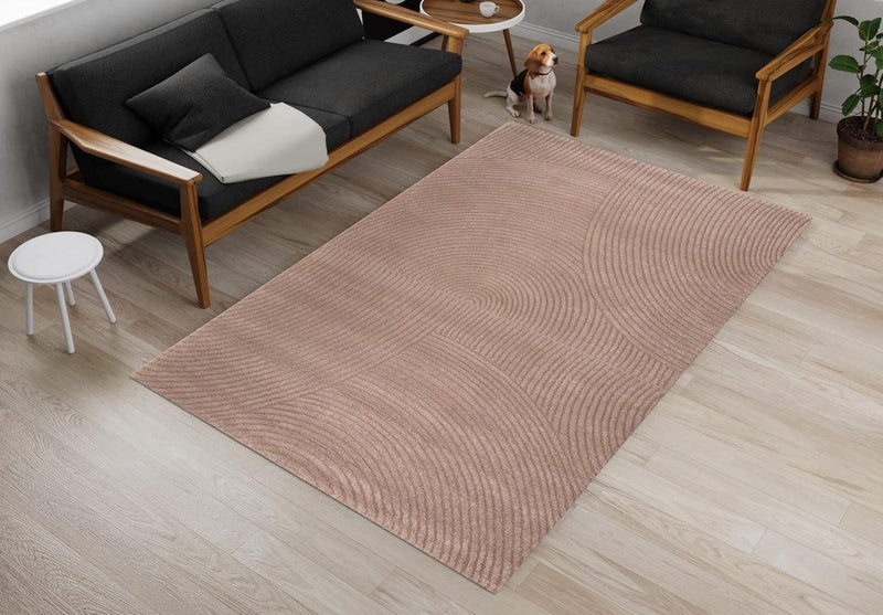 Pure Langer Teppich – 160 x 230 cm – Hellbraun – Dick und weich – Teppiche – Teppich – Teppich – 0007A 