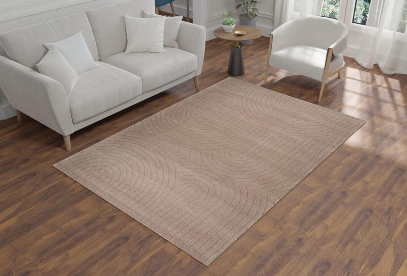 Pure Langer Teppich – 160 x 230 cm – Hellbraun – Dick und weich – Teppiche – Teppich – Teppich – 0008A 