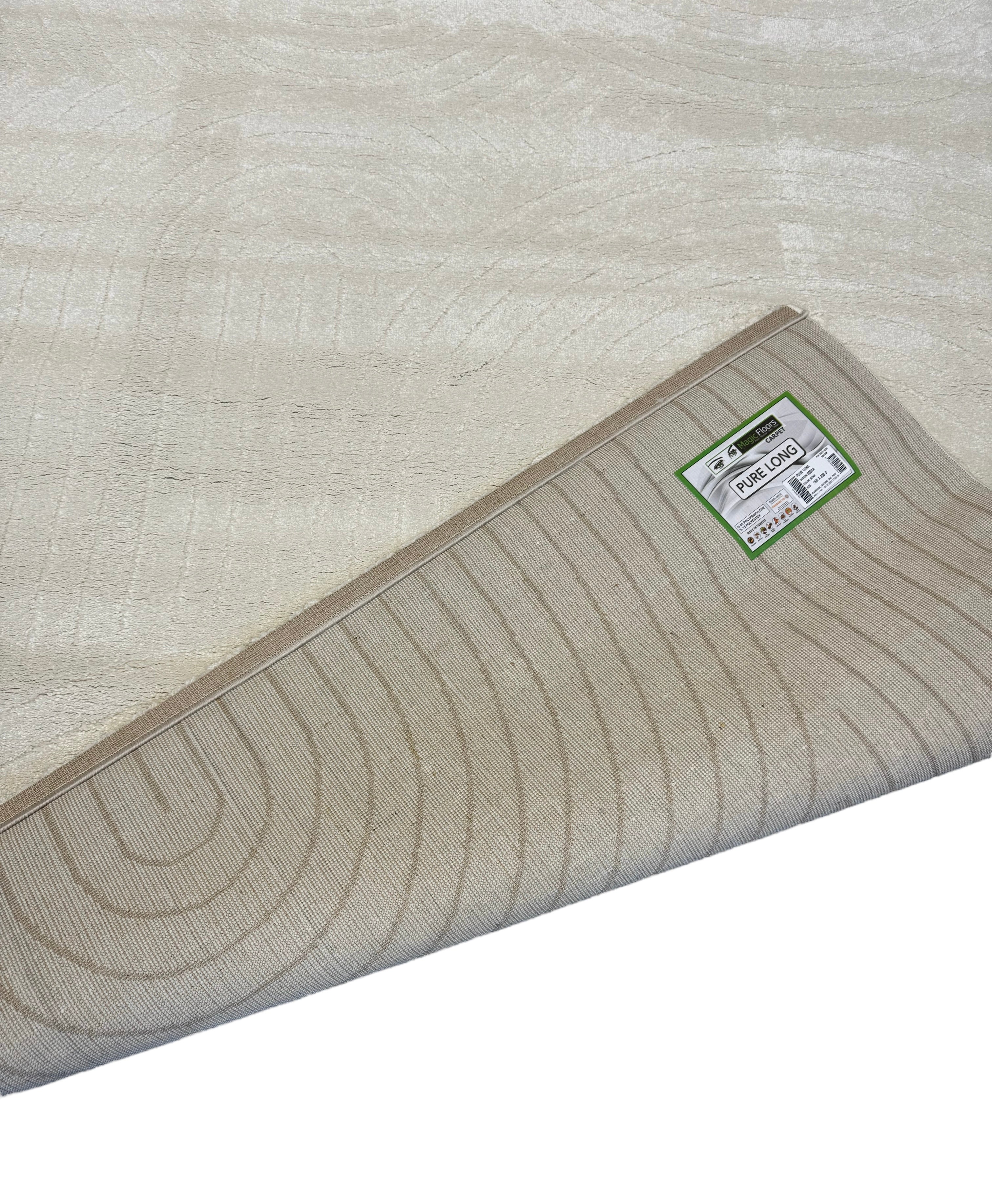 Magic Floors Pure Langer Läufer – 80 x 300 cm – Weiß – Dick und weich – Küchenläufer – Teppich – Vorleger – 0008A