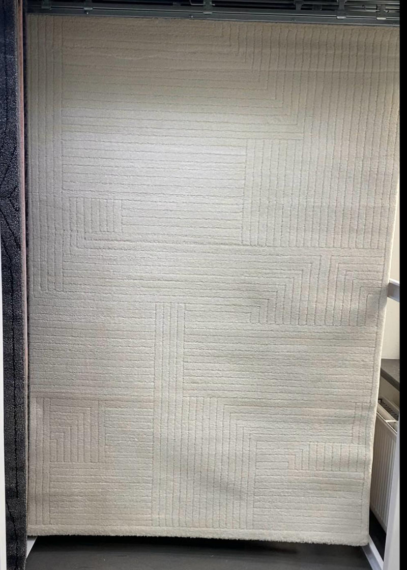 Pure Langer Teppich – 160 x 230 cm – Weiß – Dick und weich – Teppiche – Teppich – Teppich – 0006A 