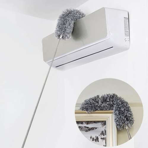 Ruhhy Telescopic Dust Brush - Feather Duster - 84 cm to 250 cm - Reach Every Corner Without Ladder