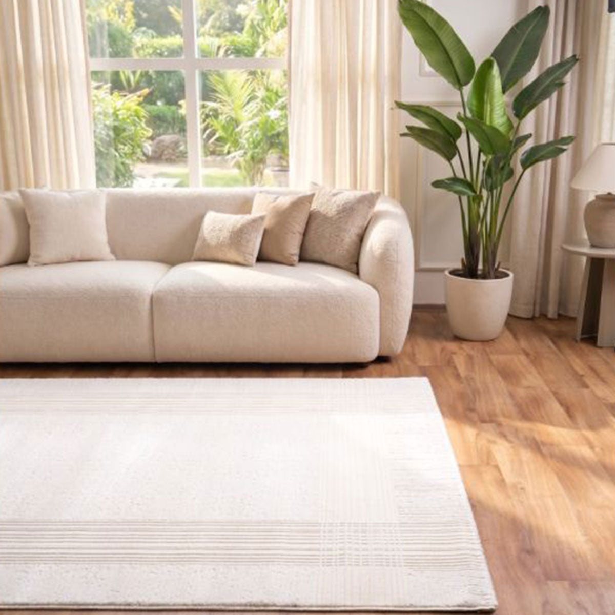 TEKZEN Style E876A Vloerkleed - Creme - 12mm Dik - Vloerkleden - Karpet