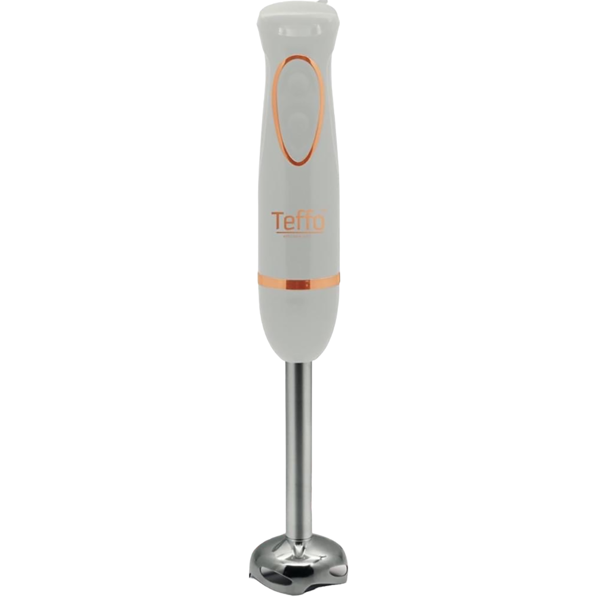 Teffo Staafmixer - 2 Snelheden & ergonomisch Handgreep, afneembare Staaf - 200Watt - Wit / Rosé Goud