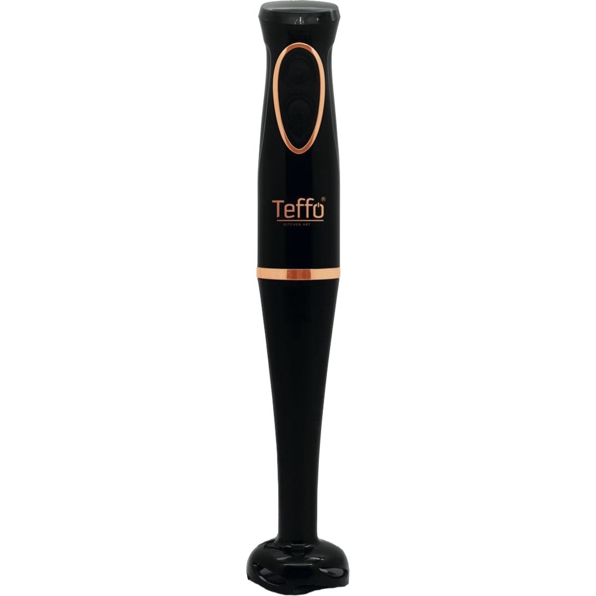 Teffo Staafmixer - 2 Snelheden & ergonomisch Handgreep, afneembare Staaf - 200Watt - Zwart / Rosé Goud