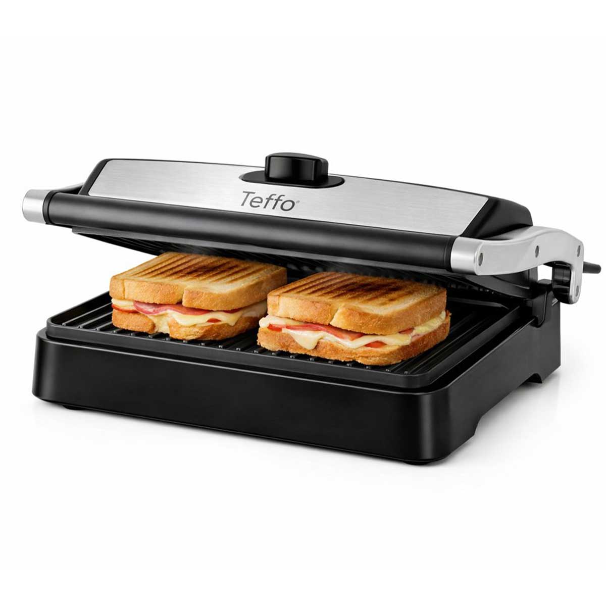 Teffo Contactgrill - Tosti Apparaat XL - Tosti IJzer - Temperatuurregeling - Cool Touch - 1800W