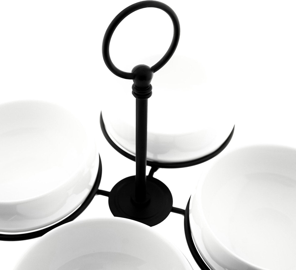 Almina Belicia - Snackschalen Set - Serveerschaal - 5 - delig - Porselein - TEKZEN