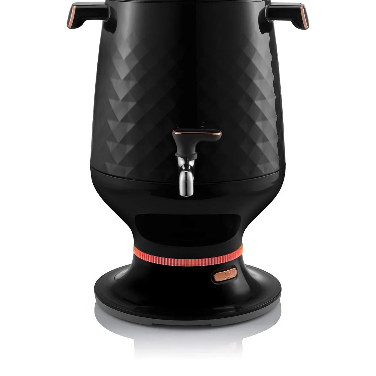 Arzum Ehlikeyf Samovar - Zwart - Turkse Theemachine - 3.5 + 1.2 liter - Led-indicator - 2200W - Semaver