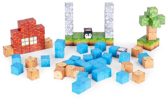 Magnetische Bouwblokken Set - 87 Delig - Magnetische Kubussen - Educatief Constructiespeelgoed voor Kinderen – foto 4