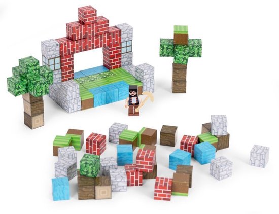 Magnetische Bouwblokken Set - 100 Delig - Magnetische Kubussen - Educatief Constructiespeelgoed voor Kinderen – foto 7