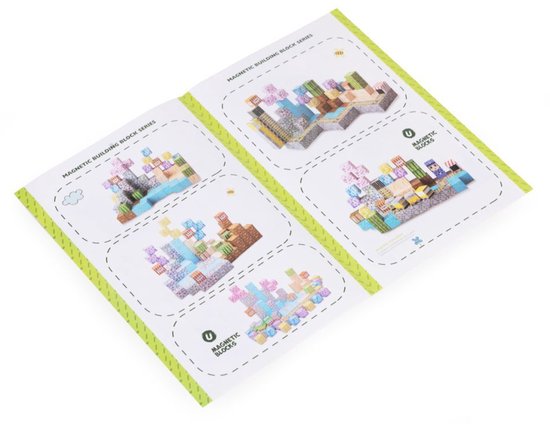 Magnetische Bouwblokken Set - 88 Delig - Magnetisch Constructiespeelgoed - Educatief Bouwspeelgoed voor Kinderen – foto 2
