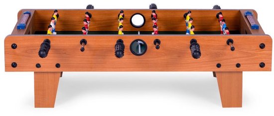 ECOTOYS Mini Tafelvoetbaltafel - 70x35 cm - Hout - Tafelvoetbalspel voor Kinderen – foto 6
