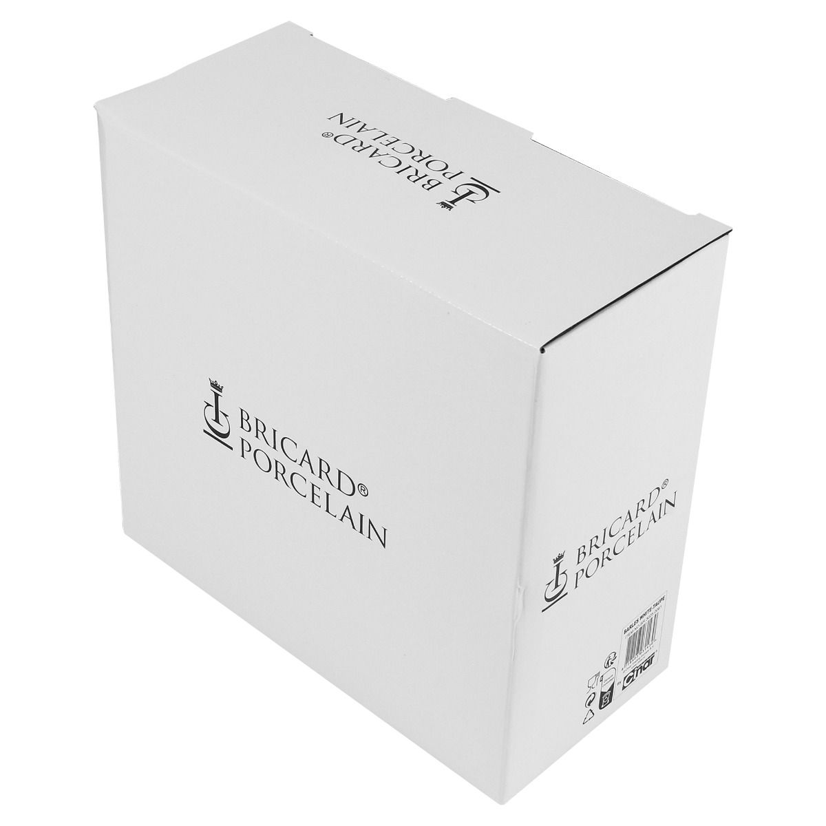 Bricard Barles, Schaal, Wit/Taupe, Ø23x20,3x10,3cm – verpakking