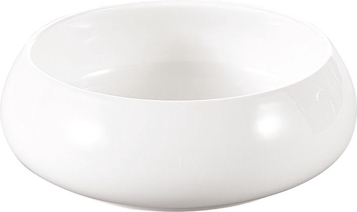 Bricard Bondy Schaal - Wit - 23,8x7cm - Porselein - TEKZEN