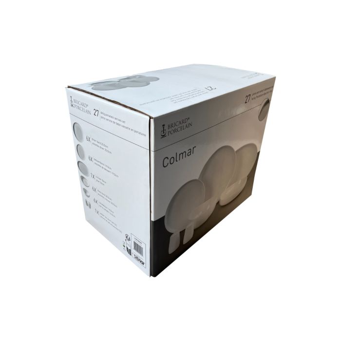Bricard Colmar Serviesset Wit 27-delig Porselein – productfoto 11