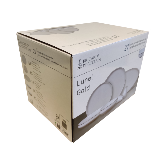 Bricard Lunel Serviesset Wit Porselein – productfoto 8