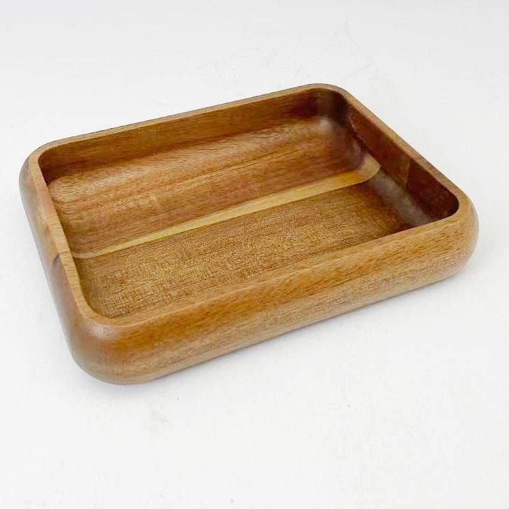 Bricard Schaal, 19,5 x 15 x 3,5 cm, Acacia Hout – aanvullende productfoto 1