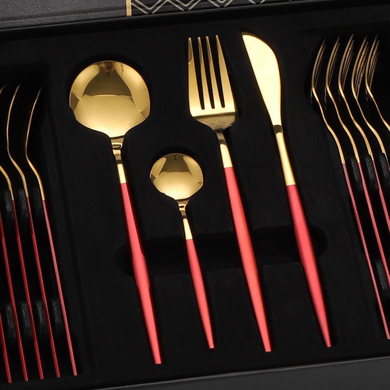 Cheffinger Bestekset - 24 - delig - Voor 6 Personen - TEKZEN