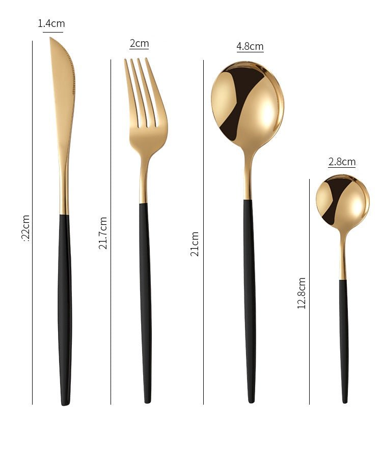 Cheffinger Bestekset - 24 - delig - Voor 6 Personen - TEKZEN