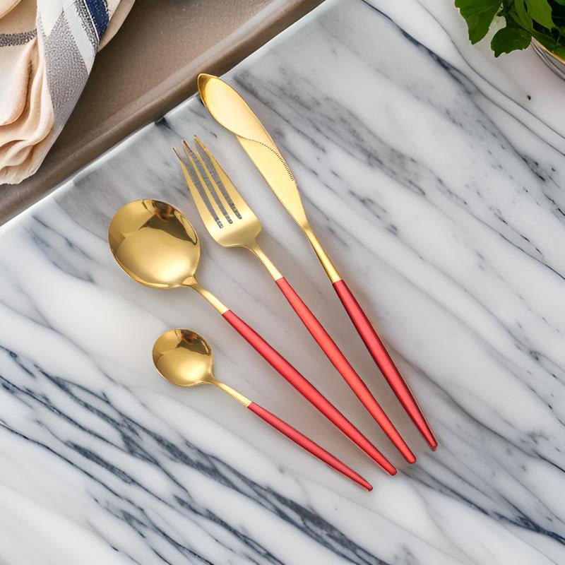 Cheffinger Bestekset - 24 - delig - Voor 6 Personen - TEKZEN