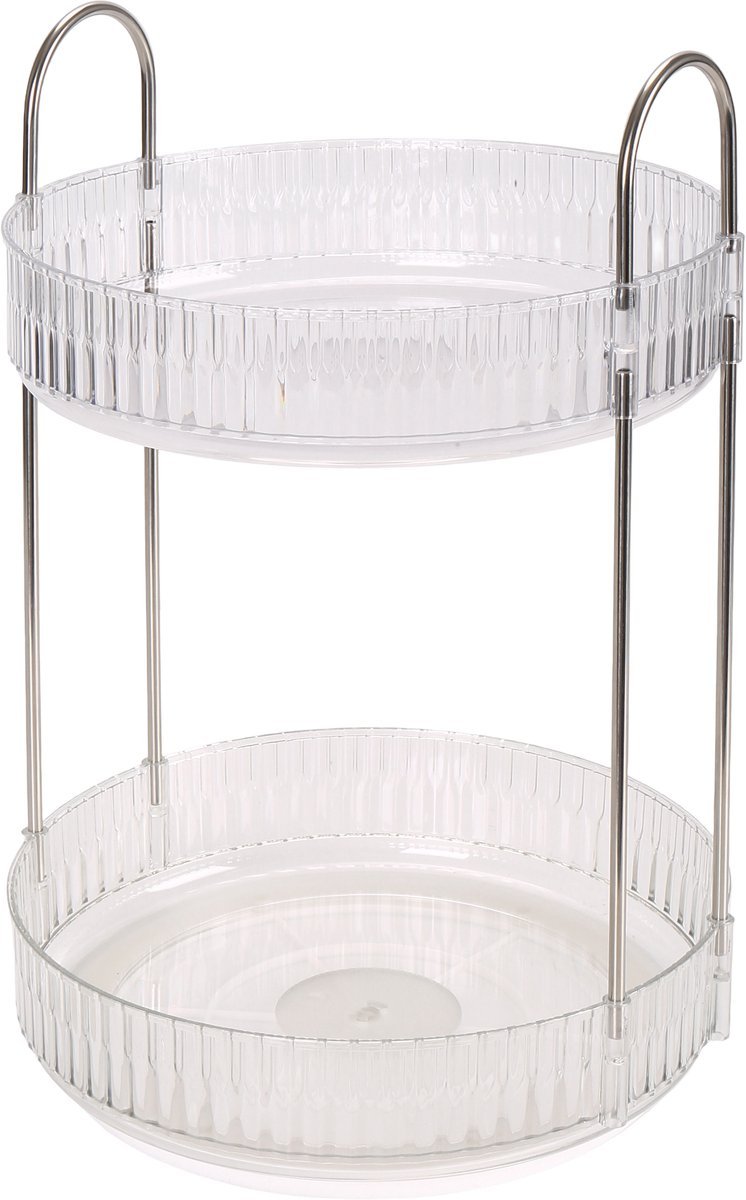 Cheffinger Draaibare Make - Up Organizer - 360° - Beautycase - Opbergdoos voor Cosmetica - Sierraden Opbergbox - TEKZEN