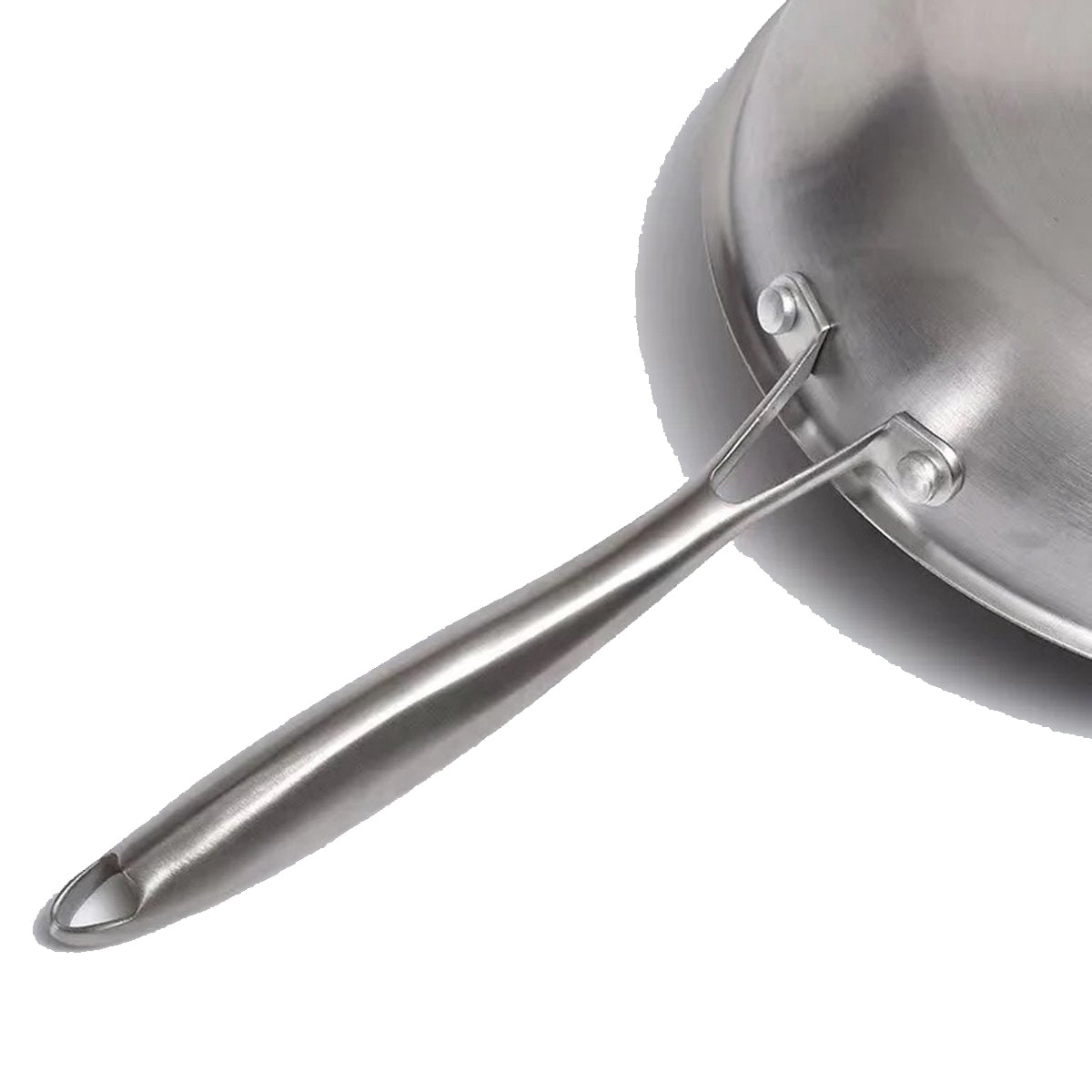 Cheffinger Koekenpannen Set - RVS - 3 - delig - 20, 24, 28cm - RVS - Honingraat - Inductie - TEKZEN