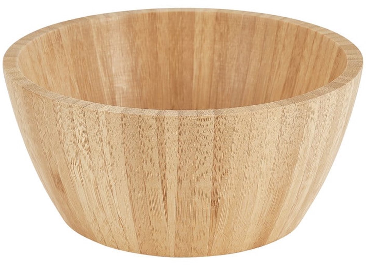 Cheffinger Saladeschaal - Bamboe - 19cm - TEKZEN