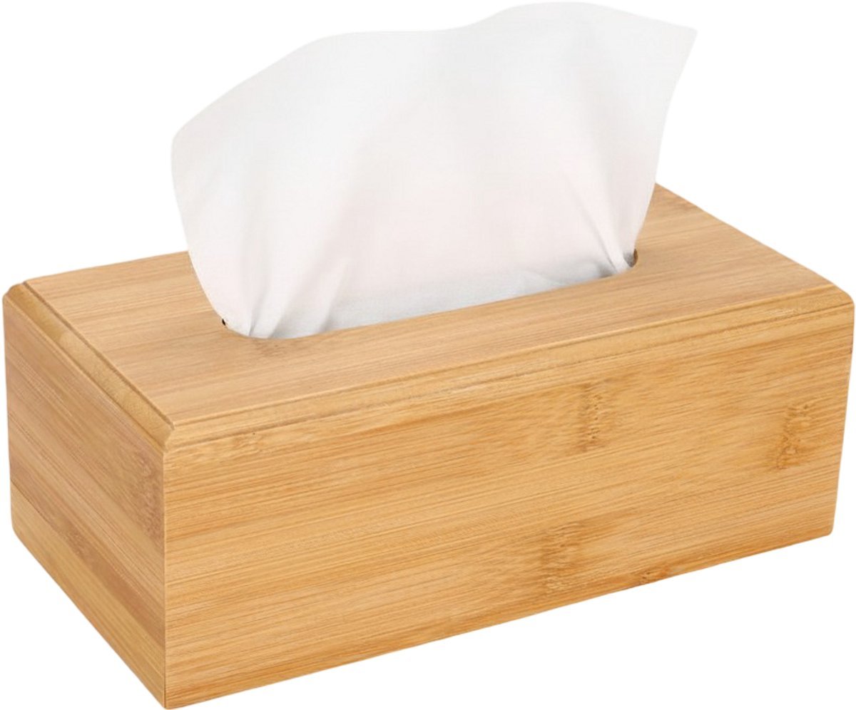 Cheffinger Tissue Box - Bamboe - Tissue Doos - Tissuehouder - TEKZEN
