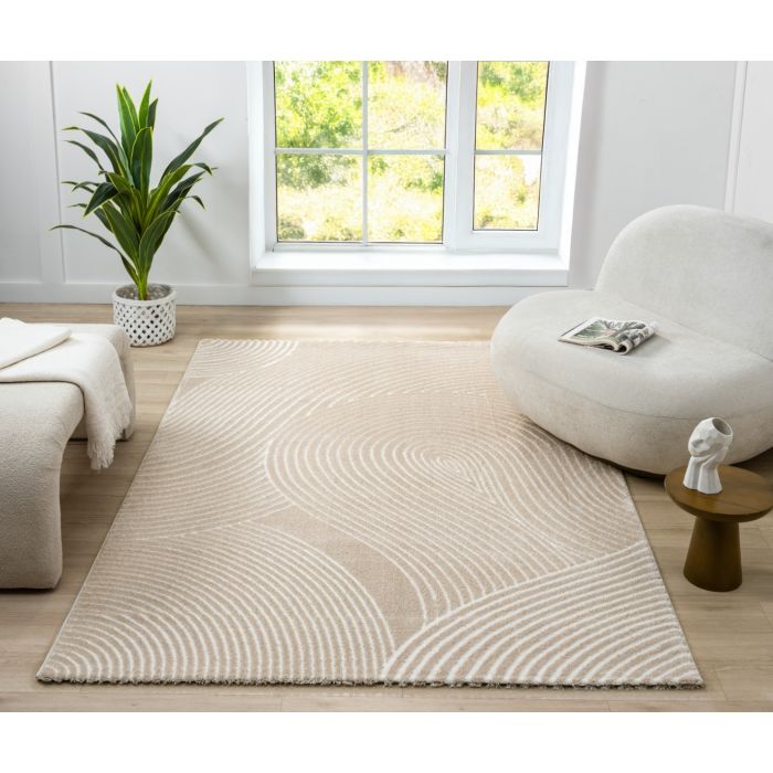 Cinar Carpets Nova C165A - Vloerkleed Crème - 13 mm