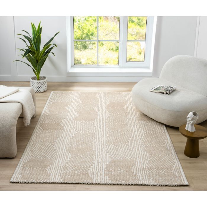 Cinar Carpets Nova D234A - Vloerkleed Crème - 13 mm
