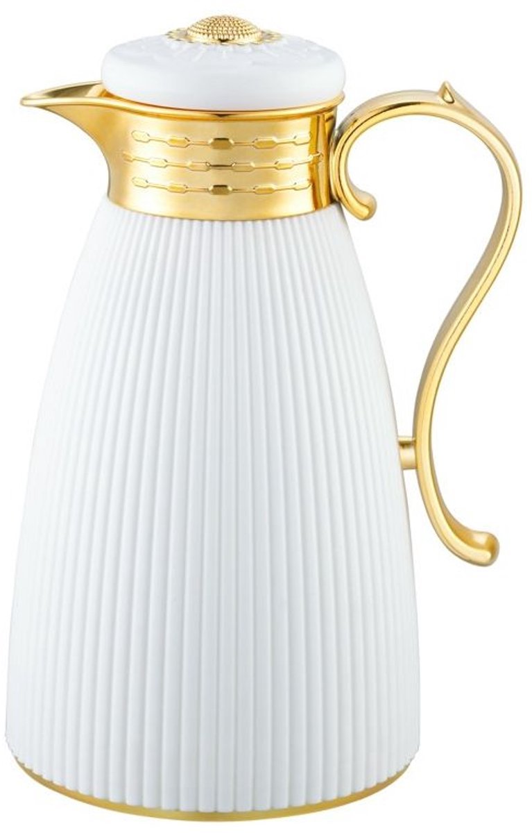 Ferveo HELENA Thermoskan - 1L - Wit/Goud - TEKZEN